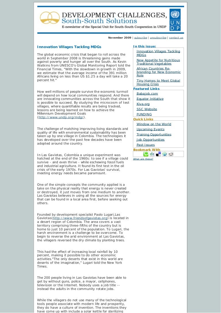 Conversion: Opportunities for Development and Environment